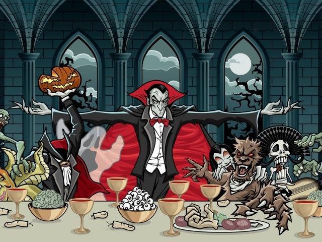 Хэллоуин Праздник Дракулы