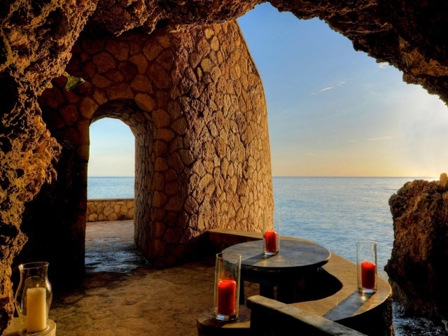 Балкон на берегу океана