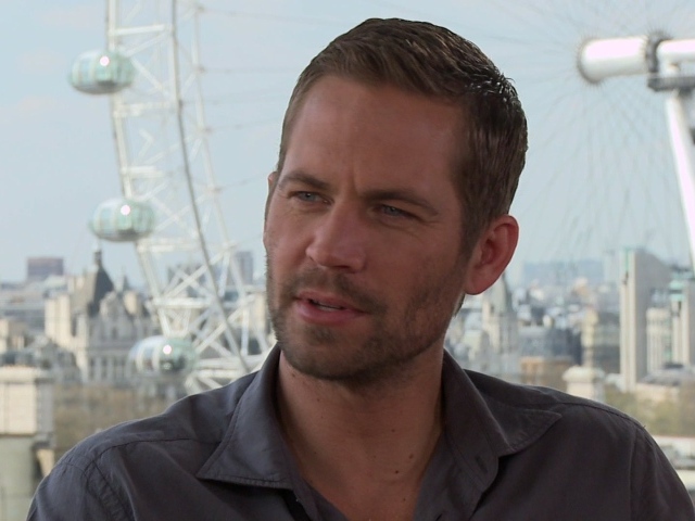 Известный актер Пол Уокер в Лондоне