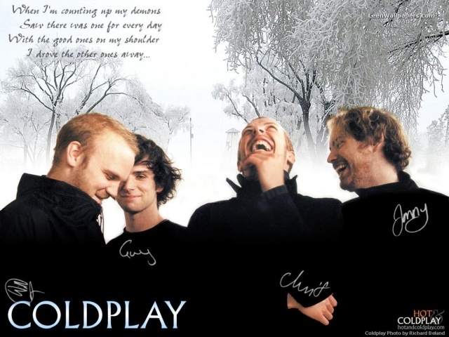 Coldplay группа и их подписи