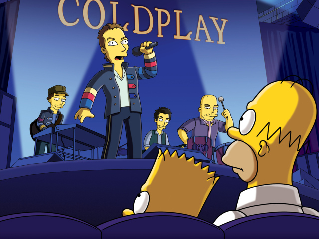 Coldplay в Симпсонах