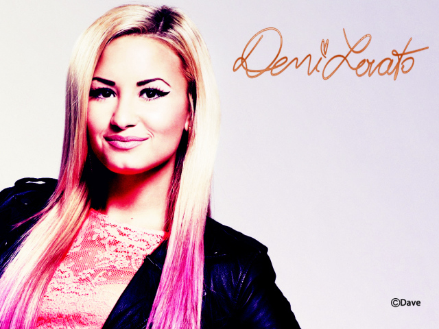 Demi Lovato розовый оттенок 