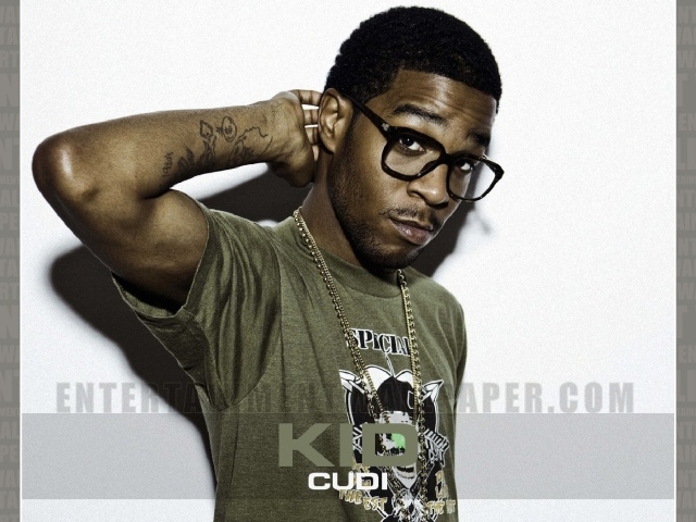 Kid Cudi позируют для фотографий