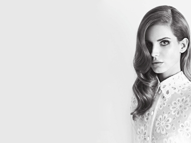 Lana Del Rey белая картинка