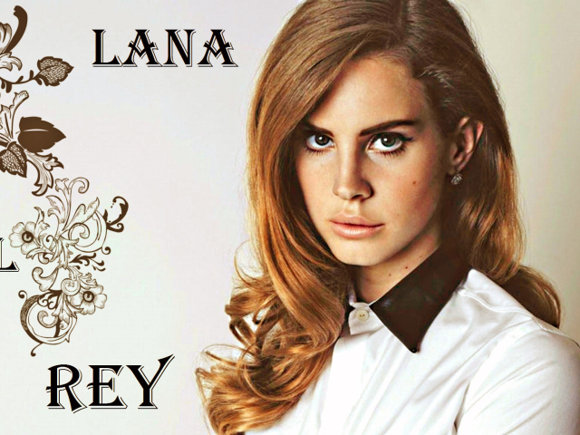 Lana Del Rey в белой рубашке HD
