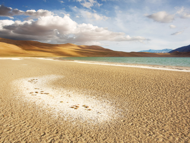 Чистый морской пляж