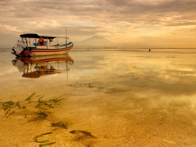 Тихое утро на озере