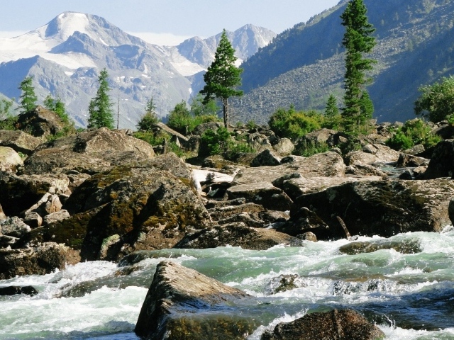 Бурная горная река