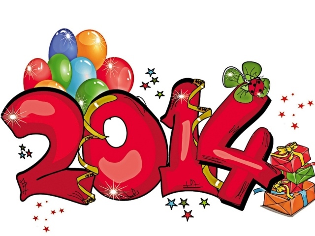 2014, красивый рисунок