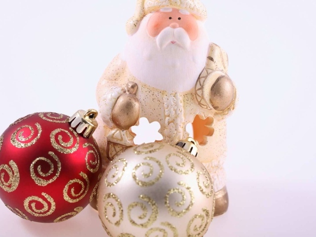 Елочная игрушка дед мороз
