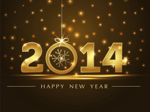 Золотой новый 2014 год