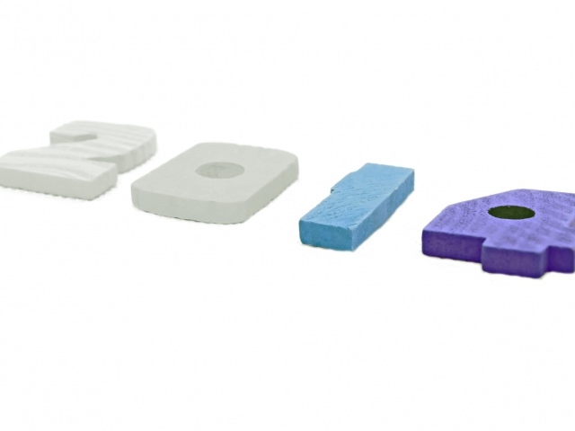 Разноцветные цифры 2014