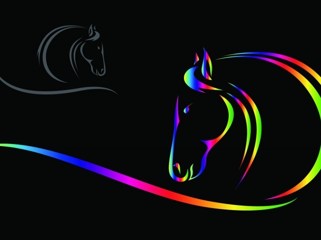 Новый год 2014 - год деревянной синей лошади