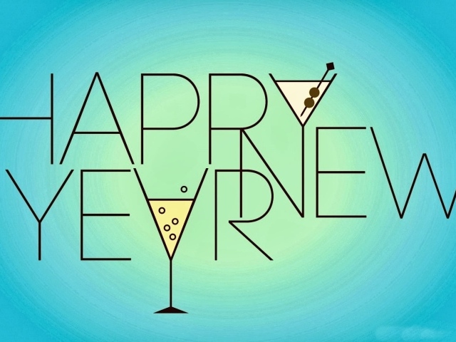 Новый год 2014 и шампанское