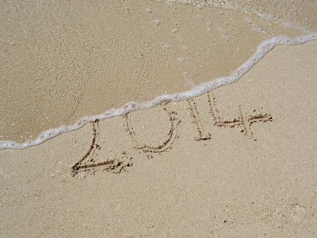 Новый год 2014 на песке