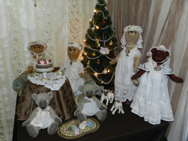 Bатные елочные игрушки