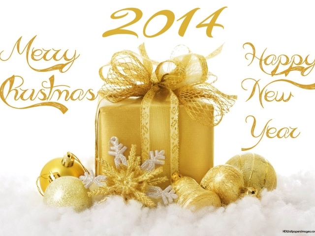 С Новым годом 2014 лошади