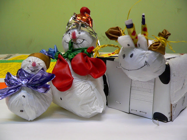 Kартонные елочные игрушки