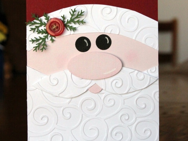 Дед мороз из бумаги