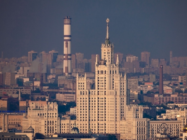 Удивительный пейзаж Москвы