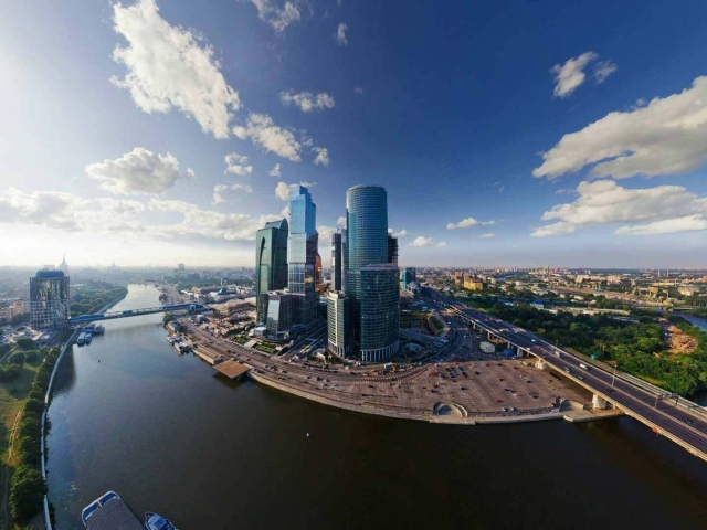 Удивительный вид на Москву