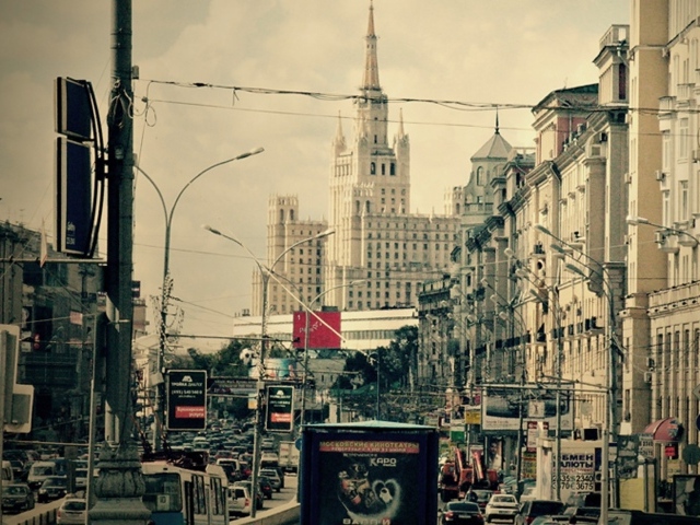 Городской пейзаж в Москве