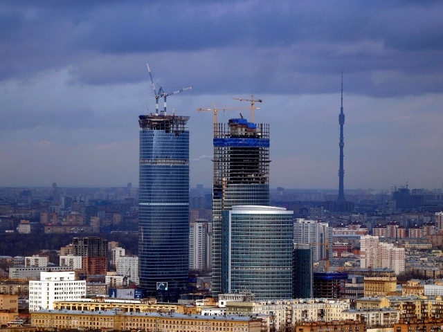 Москва строитса все время