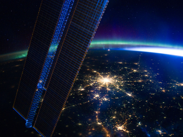 Москва картина из космоса