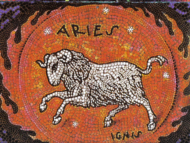Овен, мозаика
