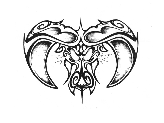 Телец на белом фоне