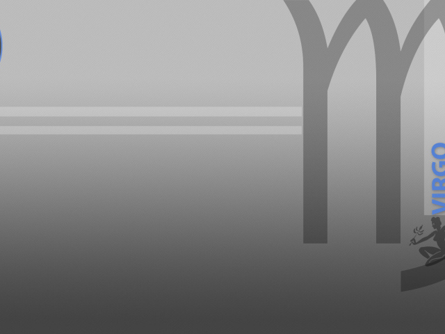 Знак зодиака дева, серый фон