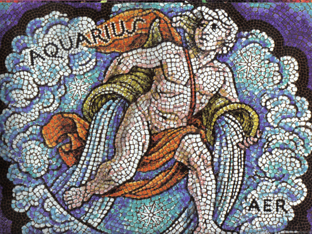 Водолей, мозаика