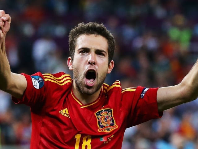  Барселона Хорди Альба забил гол