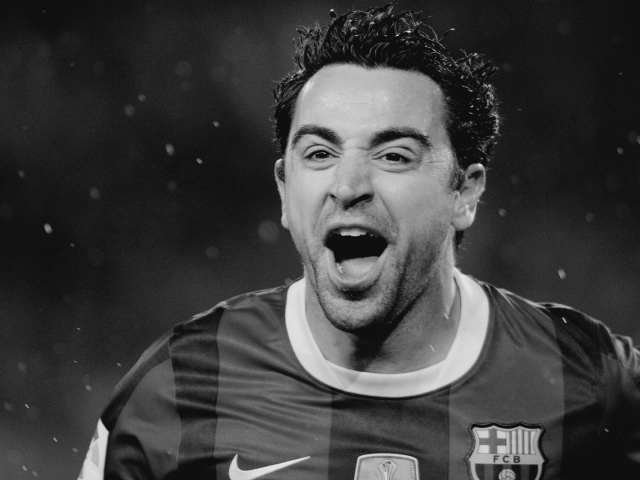 Барселона Хави Эрнандес в темных тонах