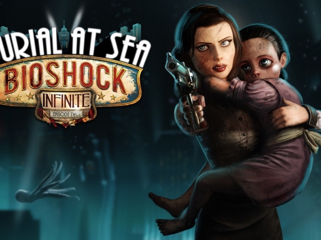 Bioshock Infinite: женщина защищает ребенка