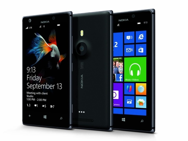 Чёрная Nokia Lumia 925