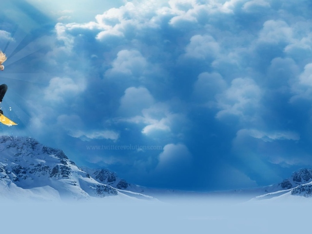 Девушка сноубордистка