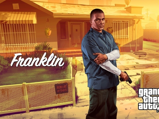 Grand Theft Auto V Франклин.