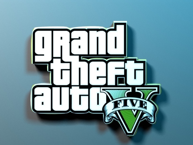 Grand Theft Auto V в синем
