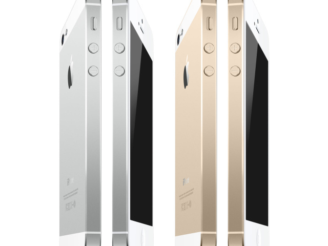 Iphone 5S цвета белый и шампань