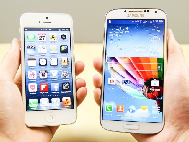 Iphone 5 и Samsung Galaxy S4