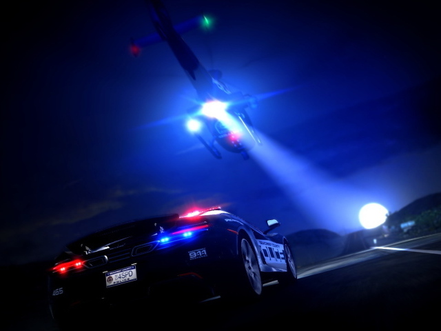 Need for Speed Rivals: вертолет