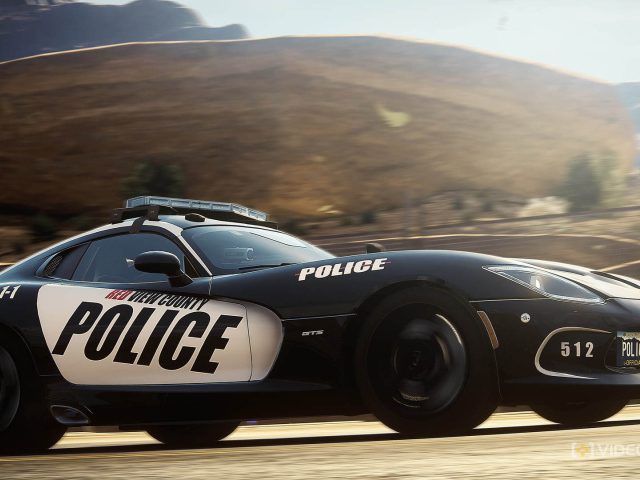Need for Speed Rivals: Полицейская машина на шоссе