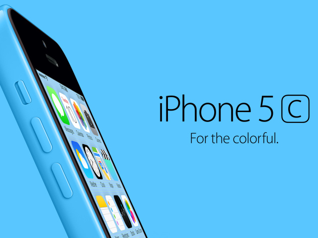 Новый голубой Iphone 5С
