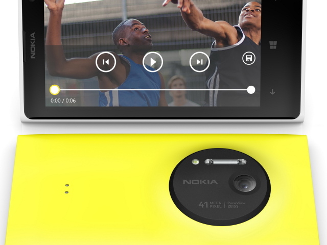 Nokia Lumia 1020, рекламное фото