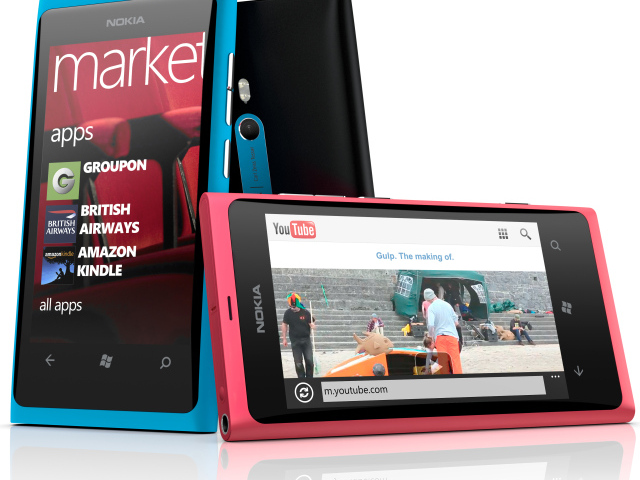 Nokia Lumia 800, рекламное фото