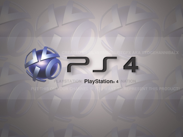 Серый логотип PS4