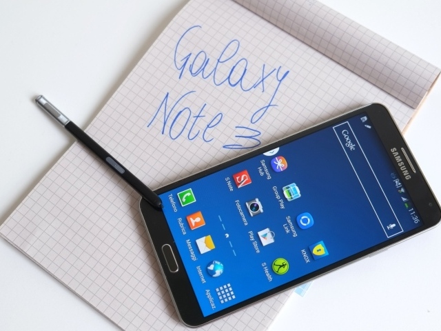Samsung Galaxy Note 3 и блокнот