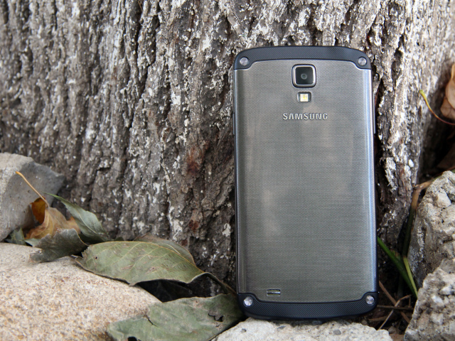 Samsung Galaxy S4 Active возле дерева