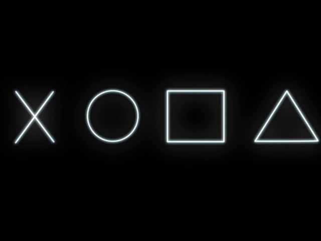 Sony Play Station 4 черный логотип